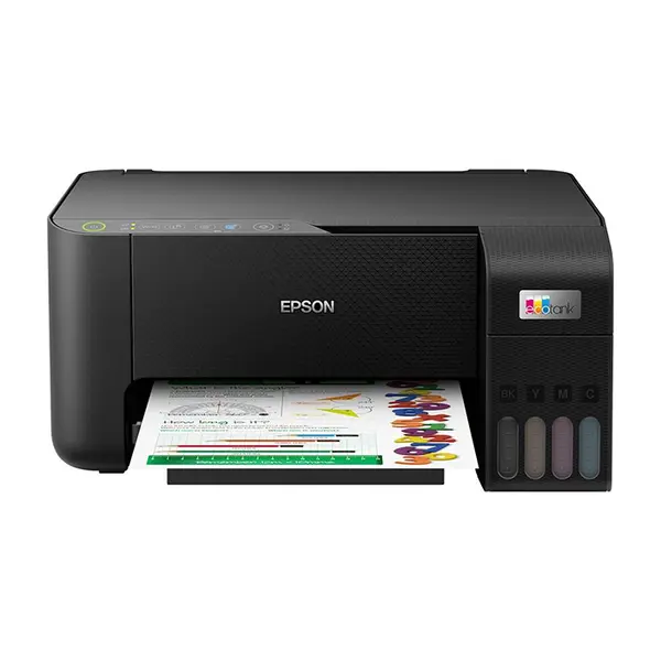 Epson EcoTank L3250 All-in-One Ink Tank Printer, Print Copy Scan Functions, Wi-Fi Connectivity, USB Interface, A4 Media Support, Compact Multifunction Home and Office Printer