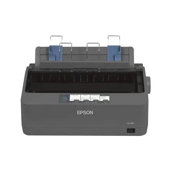 Epson LQ-350 24-Pin Dot Matrix Impact Printer, 80-Column Printing Width, USB Parallel and Serial Connectivity, Compact Impact Printing Solution for Business and Financial Documents