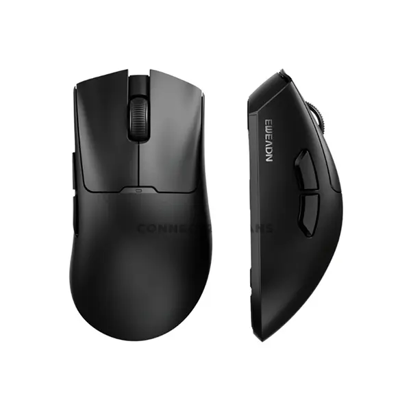 EWEADN A5 Pro Wireless Gaming Mouse Black, Tri-Mode Connectivity, Bluetooth + 2.4GHz Wireless + USB-C Wired Gaming Mouse, Lightweight Ergonomic Gaming Mouse
