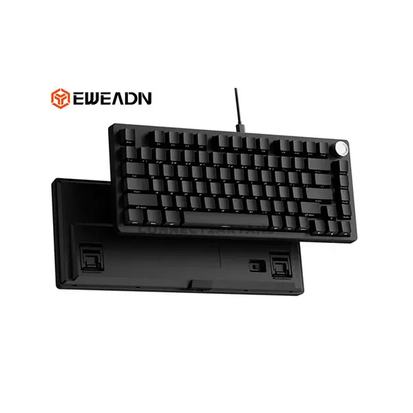 EWEADN DK75 Mechanical Gaming Keyboard Black, 75-Key Compact Layout, Wired USB Connectivity, Gaming Keyboard