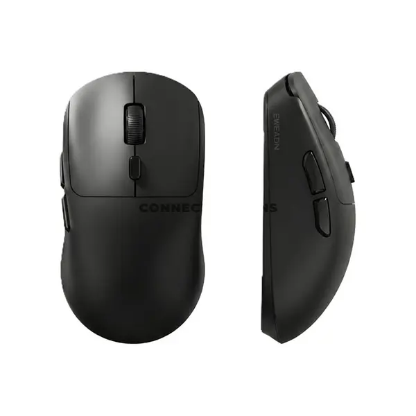 EWEADN E9 Wireless Gaming Mouse Black, Tri-Mode Connectivity, Lightweight Gaming Mouse, Bluetooth + 2.4GHz Wireless + USB-C Wired Gaming Mouse