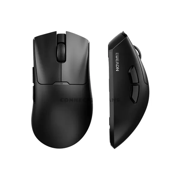 EWEADN A5 Ultra Wireless Gaming Mouse Black, Tri-Mode Connectivity, Bluetooth + 2.4GHz Wireless + USB-C Wired Gaming Mouse, Lightweight Ergonomic Gaming Mouse