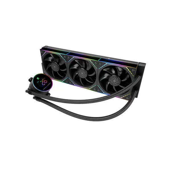 Thermalright Frozen Magic 360 Digital ARGB V2 360mm AIO Liquid CPU Cooler, Triple Fan High Performance Water Cooling System with Digital Display and ARGB Lighting