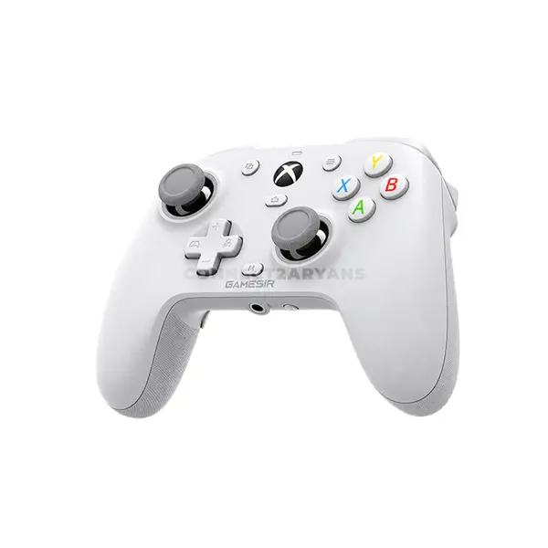 GameSir G7 HE Elite White Wired Gaming Controller for Xbox Series X|S, Xbox One & PC, Anti-Drift Hall Effect Sticks, Hall Effect Magnetic Triggers, E-Sport Micro Switch Face Buttons, 2 Remappable Back Buttons, 4 Rumble Motors, 3.5mm Audio Jack