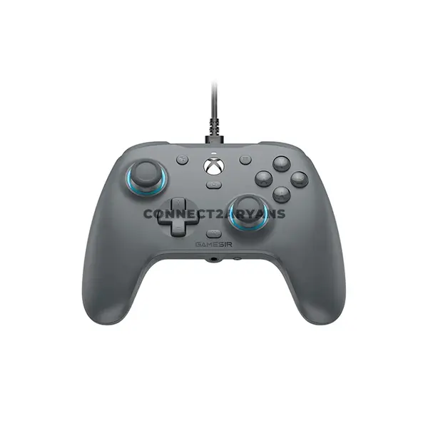 GameSir G7 SE Sporty Gray Wired Gaming Controller for Xbox Series X|S, Xbox One & PC, Anti-Drift Hall Effect Sticks, Hall Effect Analog Triggers, 2 Mappable Quick-Latch Back Buttons, Magnetic Swappable Faceplate, 3.5mm Audio Jack, 4 Rumble Motors 
