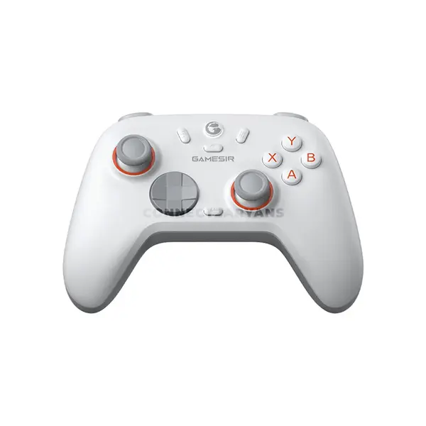 GameSir Nova Lite 2 Luminous White Multiplatform Wireless Gaming Controller, Hall Effect Sticks & Triggers, Mechanical Circular D-Pad, 1000Hz Polling Rate, Trigger Stops, 2 Macro Back Buttons, Bluetooth / 2.4GHz / USB-C
