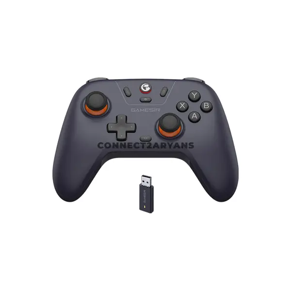 GameSir Nova Lite Midnight Blue Multiplatform Wireless Controller, Hall Effect Sticks, Analog Triggers, Bluetooth / 2.4GHz Wireless / USB-C Wired, Dual Rumble Motors, 20Hz Turbo, 600mAh Battery, PC / Switch / Android / iOS