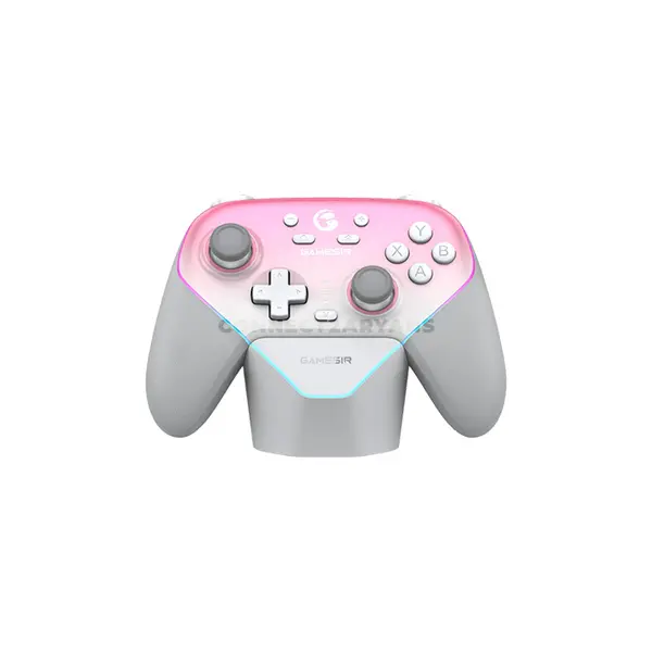 GameSir Super Nova Whipped Pink Wireless Gaming Controller, Hall Effect Sticks & Triggers, 1000Hz Polling, Bluetooth, 2.4GHz & Wired, 2 Mappable Back Buttons, 1000mAh Battery, RGB & Charging Station GameSir