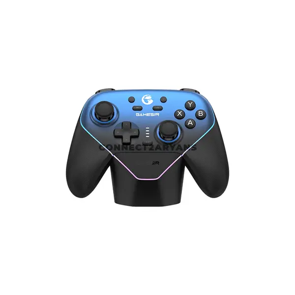 GameSir Super Nova Nightfall Blue Wireless Gaming Controller, Hall Effect Sticks & Triggers, 1000Hz Polling, Bluetooth, 2.4GHz & Wired, 2 Mappable Back Buttons, 1000mAh Battery, RGB & Charging Station
