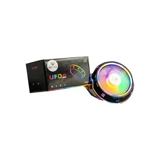 GFURY UFO-R RGB CPU Air Cooler, Tower Heatsink Cooling System, RGB Illumination Effects, Optimized Airflow Design, High-Efficiency CPU Air Cooling Solution