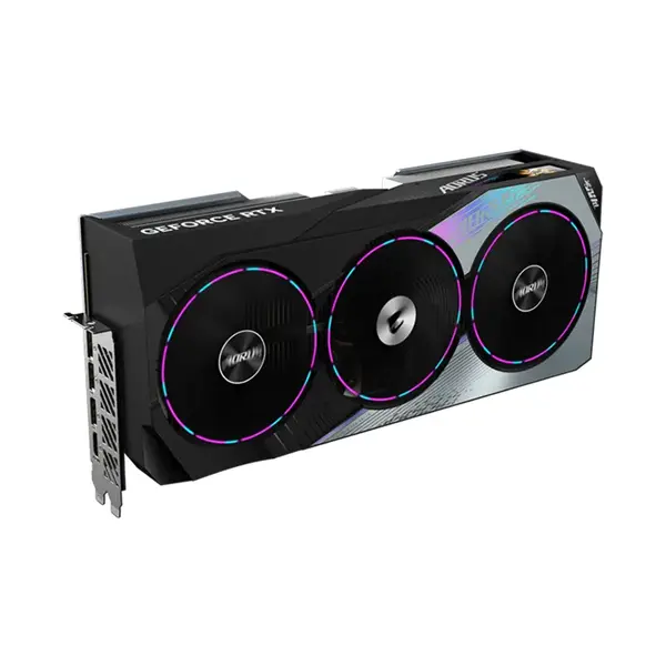 GIGABYTE AORUS GeForce RTX 4080 SUPER MASTER 16G Graphics Card, 16GB GDDR6X, 10240 CUDA Cores, 2625MHz Boost Clock, WINDFORCE Triple-Fan Cooling, PCIe 4.0 Graphics Card