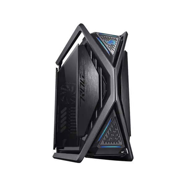 ASUS GR701 ROG Hyperion Black E-ATX Full Tower Gaming Case, Dual 420mm Radiator Support, 4 Pre-Installed 140mm Fans, Tempered Glass Panels, 460mm GPU Clearance
