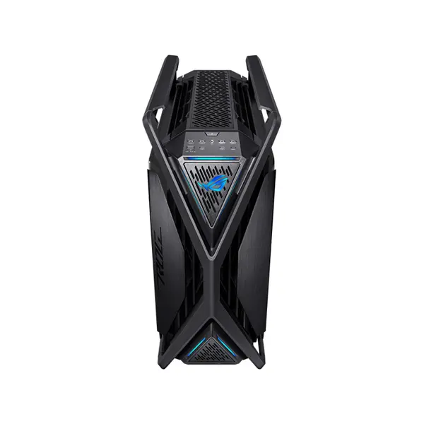 ASUS GR701 ROG Hyperion Black E-ATX Full Tower Gaming Case, Dual 420mm Radiator Support, 4 Pre-Installed 140mm Fans, Tempered Glass Panels, 460mm GPU Clearance
