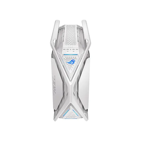ASUS GR701 ROG Hyperion White E-ATX Full Tower Gaming Case, Dual 420mm Radiator Support, 4 Pre-Installed 140mm Fans, Tempered Glass Panels, 460mm GPU Clearance