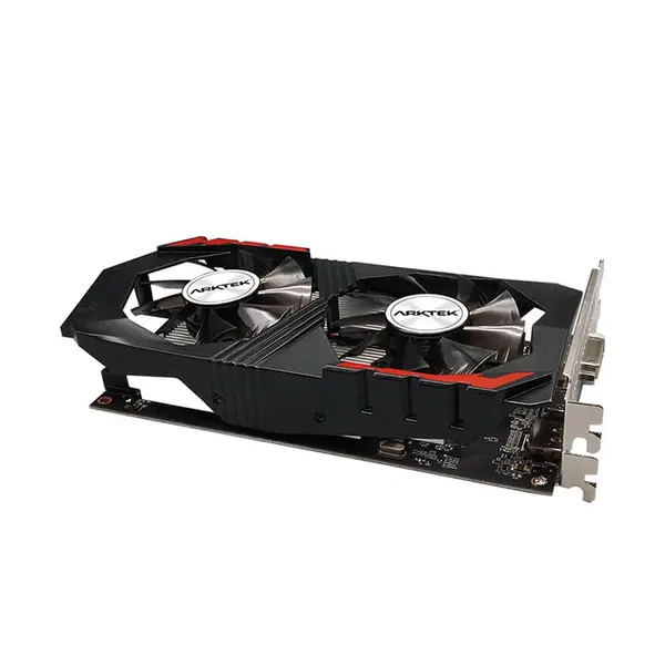 Arktek GeForce GTX 1050 Ti 4GB GDDR5 Graphics Card, 4GB GDDR5 Memory, PCIe 3.0 Interface, Dual-Fan Cooling System, HDMI DisplayPort and DVI Connectivity, Entry-Level Gaming Graphics GPU
