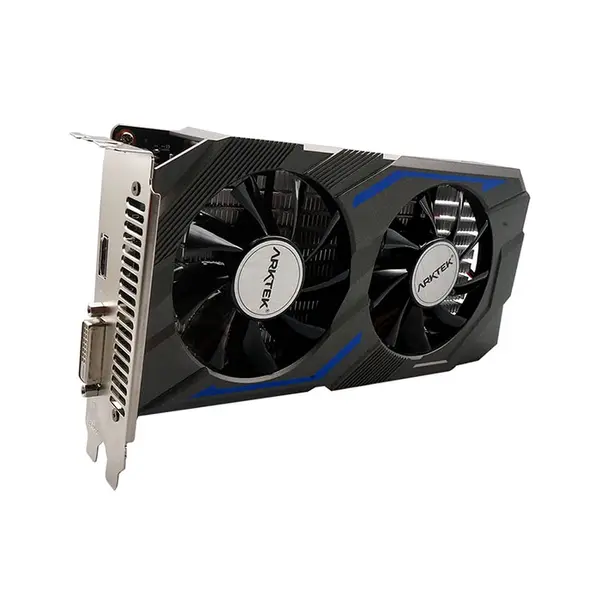 Arktek GTX 1650 4GB GDDR6 Graphics Card, 4GB GDDR6 Memory, PCIe 3.0 Interface, Dual-Fan Cooling System, HDMI DisplayPort and DVI Connectivity, Entry-Level Gaming Graphics GPU