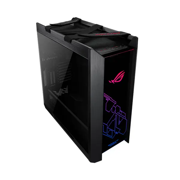 ASUS ROG Strix Helios GX601 Black RGB EATX Mid-Tower Gaming Case, Tempered Glass Aluminum Chassis, 420mm Radiator Support, Aura Sync RGB