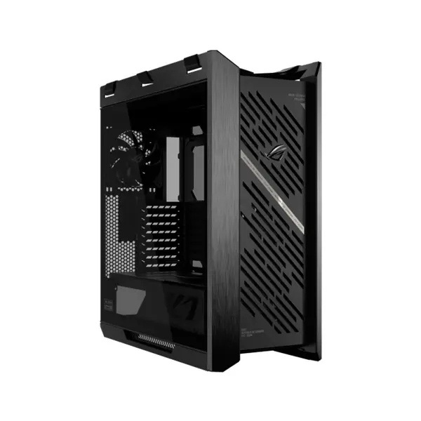 ASUS ROG Strix Helios II GX601S Black EATX Mid-Tower Gaming Case, Dual Tempered Glass Aluminum Chassis, 420mm Radiator Support, Quad 140mm Fans
