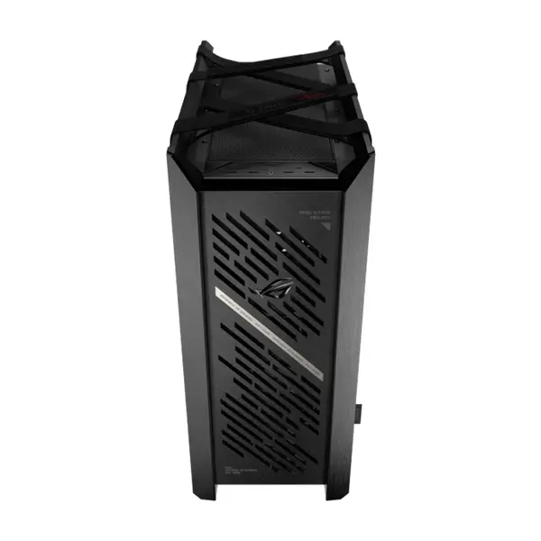 ASUS ROG Strix Helios II GX601S Black EATX Mid-Tower Gaming Case, Dual Tempered Glass Aluminum Chassis, 420mm Radiator Support, Quad 140mm Fans