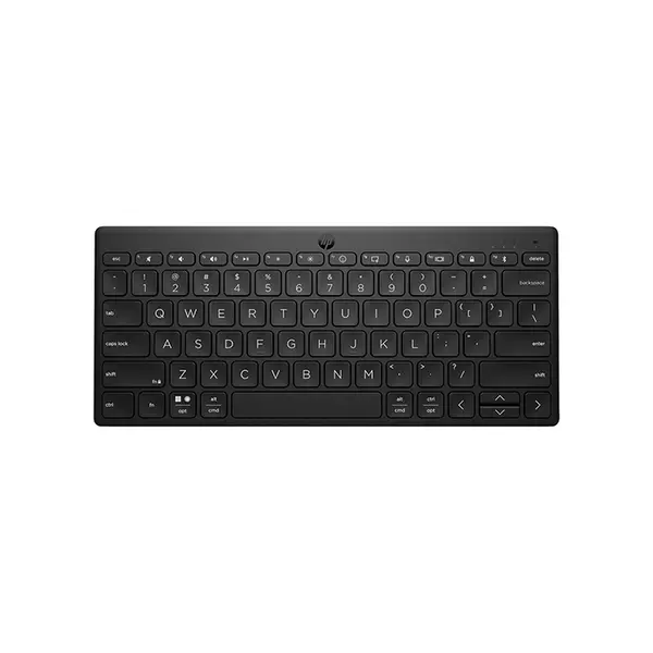 HP 355 Compact Multi-Device Bluetooth Wireless Keyboard, Slim Portable Productivity Design 692S9AA, Multi-Platform Connectivity, Lightweight Wireless Office Keyboard