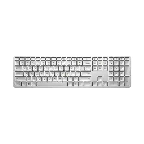 HP 970 Premium Multi-Device Wireless Keyboard 3Z729AA, Full-Size Productivity Layout, Multi-Platform Connectivity, Professional Wireless Keyboard for Advanced Workflows