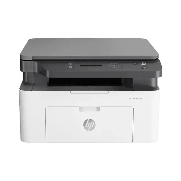 HP Laser MFP 136w Wireless Mono Laser Printer, Print Scan Copy Functions, Up to 20 Pages Per Minute Print Speed, 1200 DPI Resolution, Built-In Wi-Fi Connectivity, Compact Multifunction Office Printer
