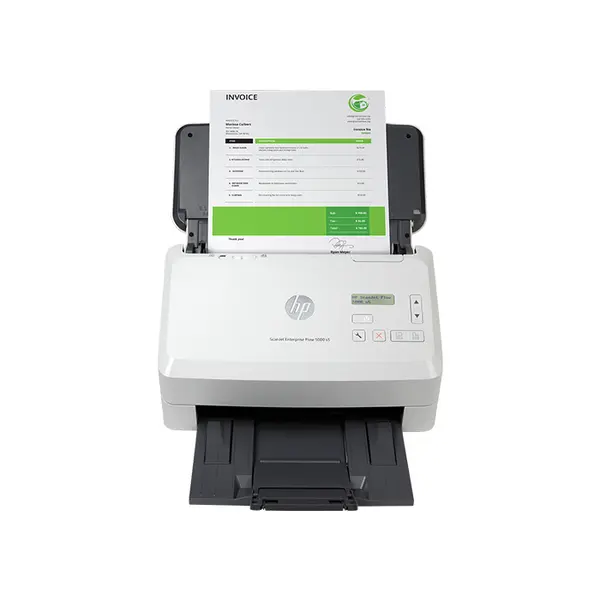 HP ScanJet Enterprise Flow 5000 s5 Document Scanner, Sheet-Fed Duplex Scanning, 600 DPI Optical Resolution, Up to 65 Pages Per Minute, 80-Sheet Automatic Document Feeder, USB 3.0 Connectivity