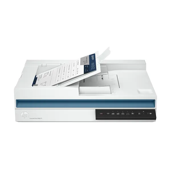 HP ScanJet Pro 2600 f1 Flatbed Scanner, Duplex Scanning Capability, 1200 DPI Optical Resolution, Up to 25 Pages Per Minute Scan Speed, USB Connectivity, Professional Document Scanning Solution