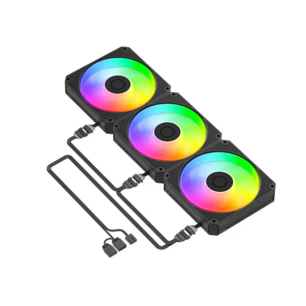 ID-COOLING SL360 V2 Black CPU Liquid Cooler, 2.1 Inch 480×480 LCD Display, 2900RPM PWM Pump, 360mm ARGB AIO Liquid Cooler