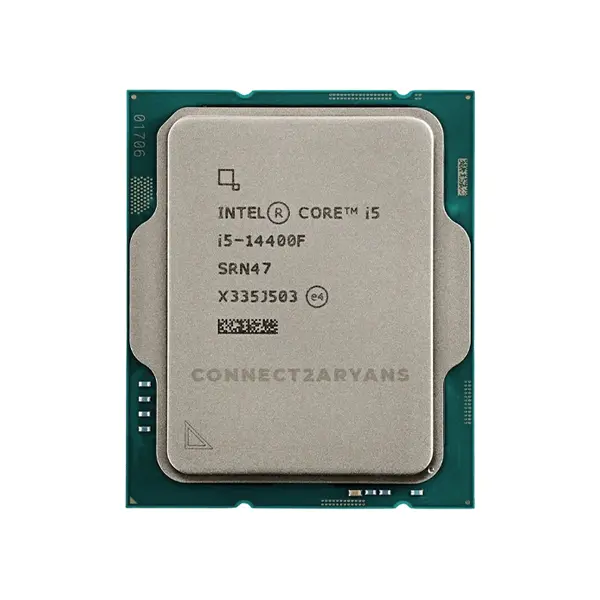 Intel Core i5-14400F Desktop Processor 10 Cores 16 Threads, Up to 4.70GHz Turbo Boost Clock, 20MB Smart Cache, LGA1700 Raptor Lake Refresh Gaming and Productivity CPU