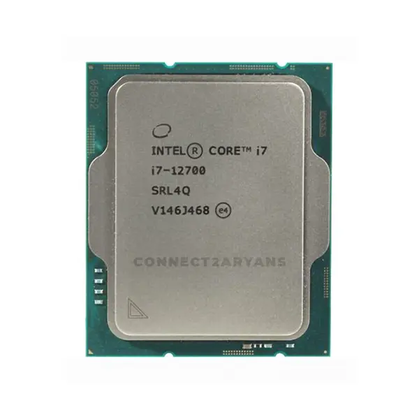 Intel Core i7-12700 Desktop Processor 12 Cores 20 Threads, Up to 4.90GHz Turbo Boost Clock, Integrated Graphics, 25MB Smart Cache, LGA1700 Alder Lake Gaming and Productivity CPU