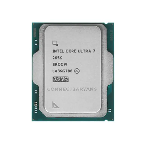 Intel Core Ultra 7 265K Desktop Processor, 20 Cores and 20 Threads, Up to 5.5GHz Max Boost Clock, LGA1851 Socket, Integrated Graphics, Unlocked Arrow Lake High-Performance Desktop CPU
