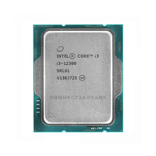 Intel Core i3-12300 Desktop Processor 4 Cores 8 Threads, Up to 4.40GHz Turbo Boost Clock, Integrated Graphics, 12MB Smart Cache, LGA1700 Alder Lake Desktop and Productivity CPU