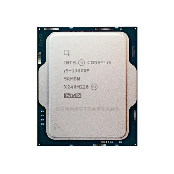 Intel Core i5-13400F Desktop Processor 10 Cores 16 Threads, Up to 4.60GHz Turbo Boost Clock, 20MB Smart Cache, LGA1700 Raptor Lake Gaming and Productivity CPU