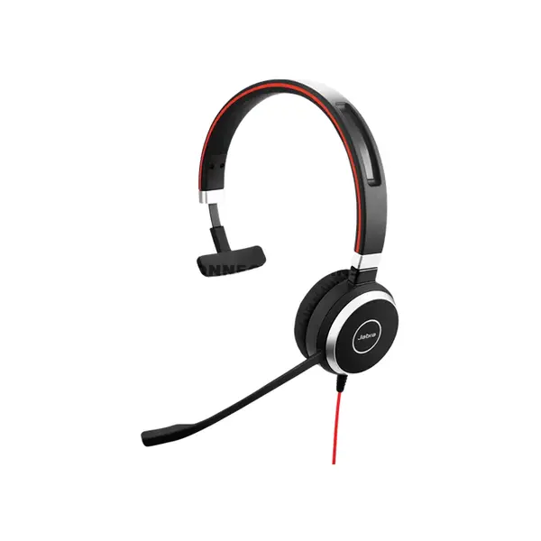 Jabra Evolve 40 6393-823-109 MS Mono Professional Wired Office Headset, 28mm Speaker, USB & 3.5mm Connectivity, Noise-Cancelling Microphone, Integrated Busylight, HD Voice & PeakStop Technology