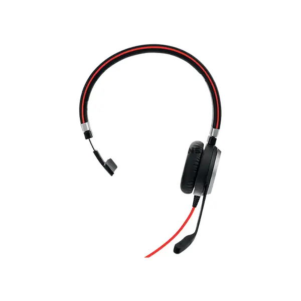 Jabra Evolve 40 6393-823-109 MS Mono Professional Wired Office Headset, 28mm Speaker, USB & 3.5mm Connectivity, Noise-Cancelling Microphone, Integrated Busylight, HD Voice & PeakStop Technology