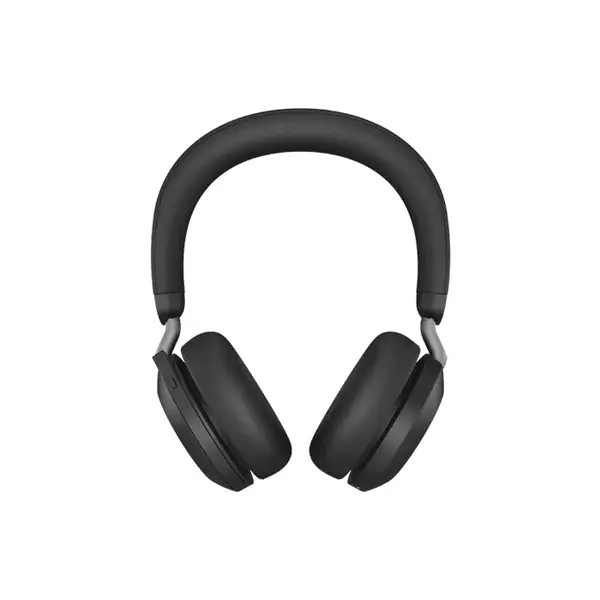 Jabra Evolve2 75 27599-999-999 MS Teams Stereo Professional Wireless Headphone, 40mm Speakers, Advanced ANC, 8-Microphone Technology, Bluetooth 5.2, Jabra Link 390 USB-A Adapter, HearThrough, 30m Range & Up to 36 Hours Battery