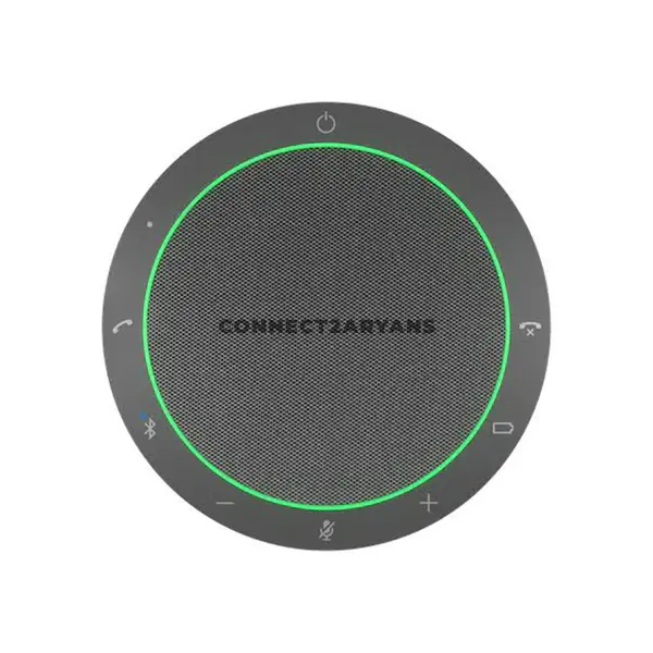 Jabra Speak2 55 Black Portable Conferencing Speakerphone, Full Duplex Audio, 4-Microphone Beamforming Array, USB-C / USB-A, Bluetooth, Up to 12 Hours Battery Life, IP64 Dust & Water Resistance