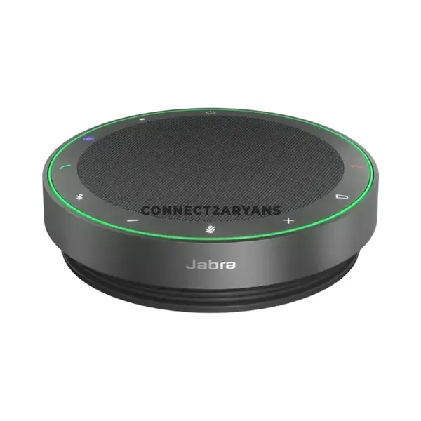 Jabra Speak2 75 Portable Bluetooth Conferencing Speakerphone, 65mm Full-Range Speaker, 4 Beamforming MEMS Microphones, Full Duplex Audio, USB-C / USB-A, Bluetooth 5.2, IP64, Up to 32 Hours Talk Time