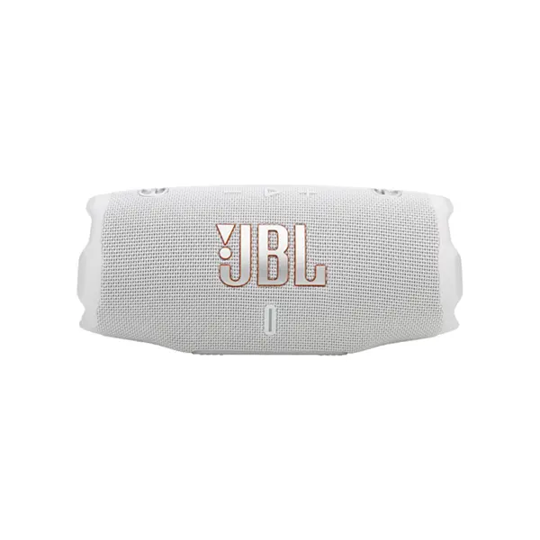 JBL Charge 6 Waterproof Portable Bluetooth Speaker White Edition, Portable Wireless Audio System, High-Capacity Battery Design, Premium Outdoor Sound Speaker