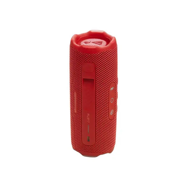JBL Flip 7 Waterproof Portable Bluetooth Speaker Red Edition, Rugged Wireless Audio System, IP-Rated Outdoor Design, High-Performance Portable Sound Speaker
