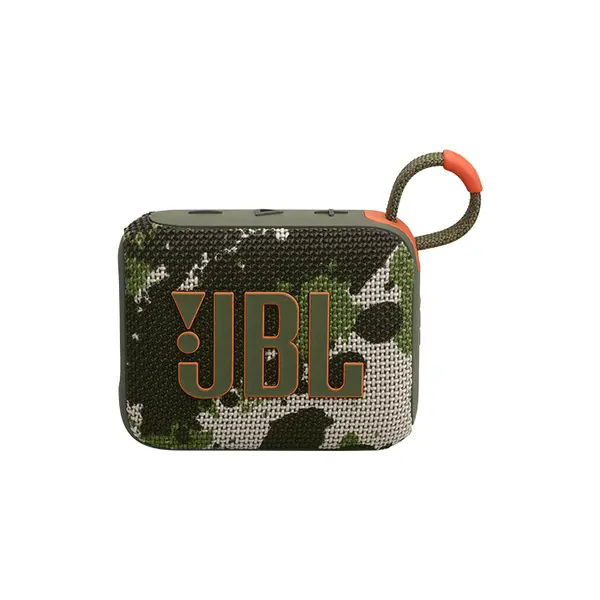JBL Go 4 Portable Bluetooth Wireless Speaker Squad Edition, Compact Waterproof Audio System, Ultra-Portable Design, Wireless Outdoor Sound Speaker