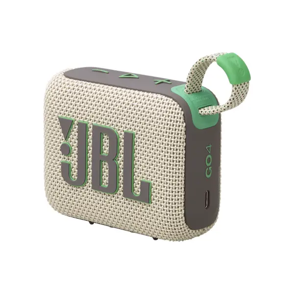 JBL Go 4 Portable Bluetooth Wireless Speaker Sand Edition, Compact Waterproof Audio System, Ultra-Portable Design, Wireless Outdoor Sound Speaker