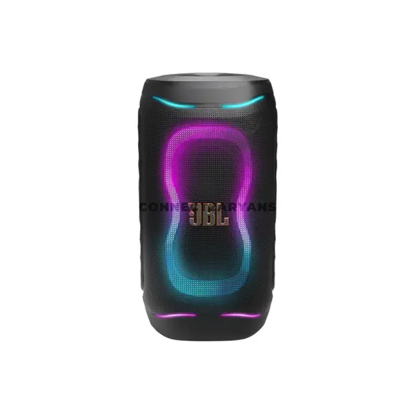 JBL PartyBox 130 Black Portable Party Speaker, 200W RMS JBL Sound, AI Sound Boost, Bluetooth 6.0, Dynamic Lightshow, Up to 15-Hour Battery, IPX4 Splashproof, Auracast, Dual Mic & Guitar Inputs, USB-C Audio