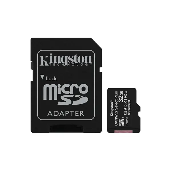 Kingston Canvas Select Plus microSD UHS-I Class 10 Memory Card, SDCS Series, Up to 150MB/s Read Speed, Full HD & Android Storage Card