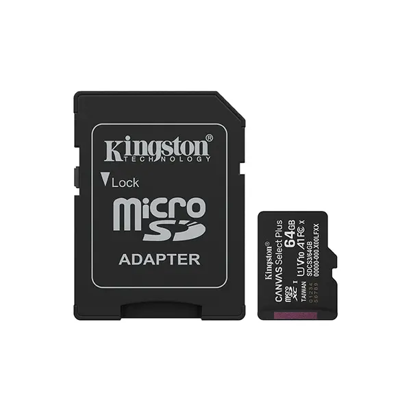 Kingston Canvas Select Plus microSD UHS-I Class 10 Memory Card, SDCS Series, Up to 150MB/s Read Speed, Full HD & Android Storage Card