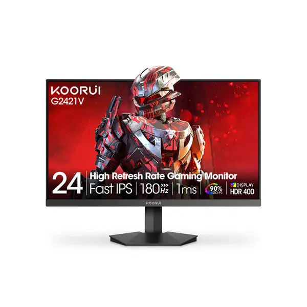 KOORUI G2421V 24 Inch QHD 180Hz IPS Gaming Monitor, 2560×1440 Resolution, High Refresh Rate IPS Panel, Competitive Gaming Display