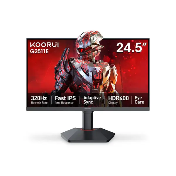 KOORUI G2511E 25 Inch FHD 320Hz IPS Gaming Monitor, Full HD Resolution, Ultra High Refresh Rate Design, Competitive Esports Gaming Display