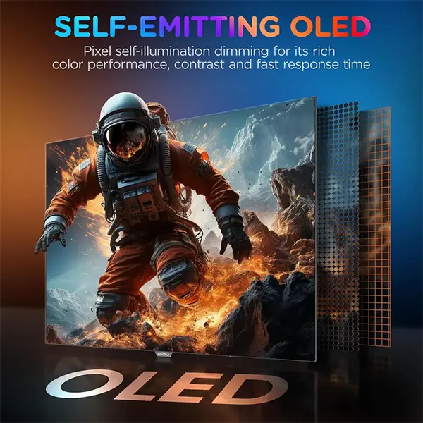 KOORUI S2721XO 27 Inch QHD 240Hz OLED Gaming Monitor, 2560×1440 Resolution, OLED Panel Technology, High Refresh Rate Esports Display