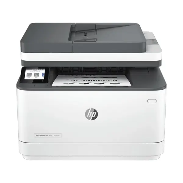 HP LaserJet Pro MFP 3103fdw Monochrome Laser Printer, Print Copy Scan Fax Functions, Automatic Duplex Printing, Wi-Fi Ethernet and USB Connectivity, Professional Multifunction Business Printer